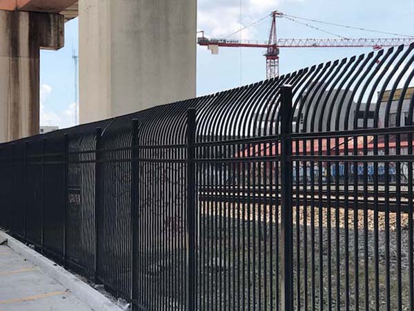 Photo of a commercial fence from a Atlanta GA fence company