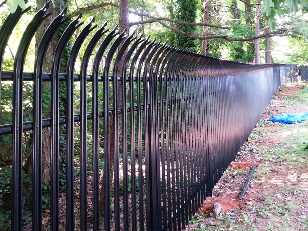 ornamental steel fence Forsyth County Georgia