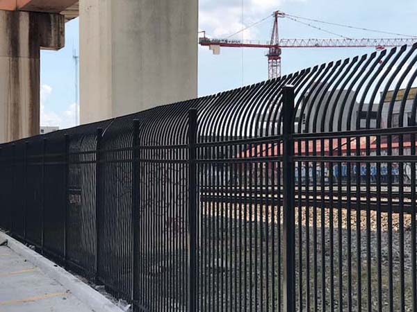 Atlanta Georgia anti climb commercial ornamental steel fence contractor